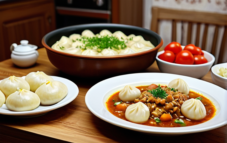 몽골과 러시아의 문화적 연결 - Nomadic Life in Buryatia**

"A Buryat family, fully clothed in traditional attire, standing in front...