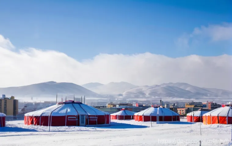 몽골의 사회적 문제 해결 노력 - ### Image Prompt 1: Ulaanbaatar's Winter Transformation 몽골의 사회적 문제 해결 노력 - ### Image Prompt 1: Ulaanbaatar's Winter Transformation