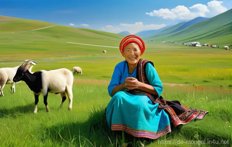 몽골에서의 자연과 인간 관계 - **Prompt:** "A poignant and powerful image of a Mongolian nomadic family—a mother, father, and their... 몽골에서의 자연과 인간 관계 - **Prompt:** "A poignant and powerful image of a Mongolian nomadic family—a mother, father, and their...